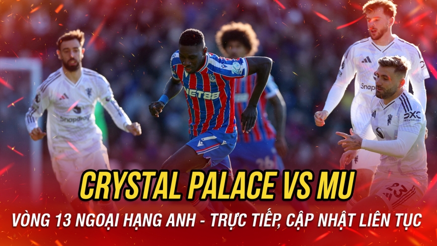 Trực tiếp Crystal Palace 1-0 MU: Mateta ghi bàn, Quỷ đỏ lâm nguy